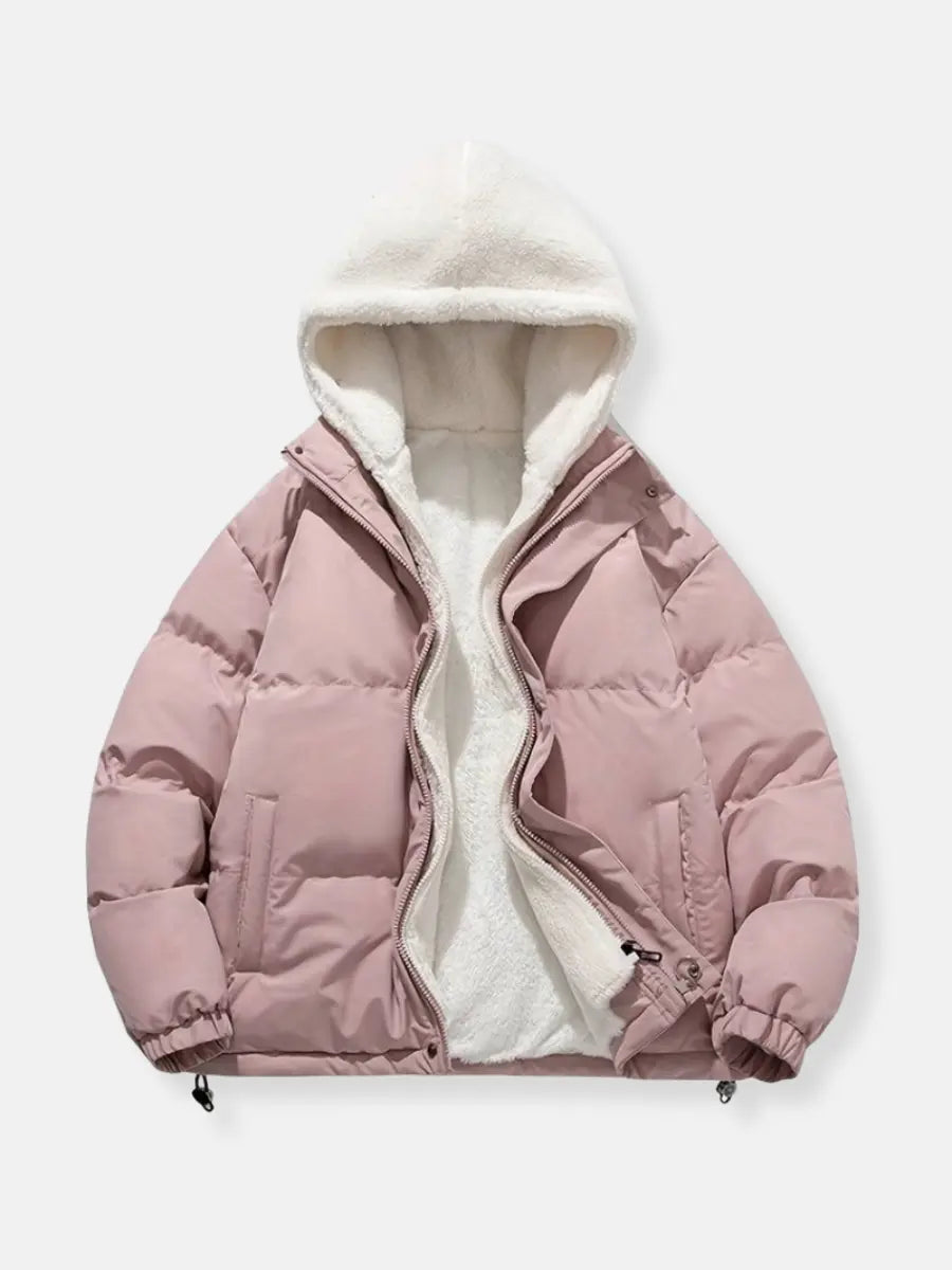 Winter Jacket | Quilted | Adjustable Hood Warmth | Fleece Lining