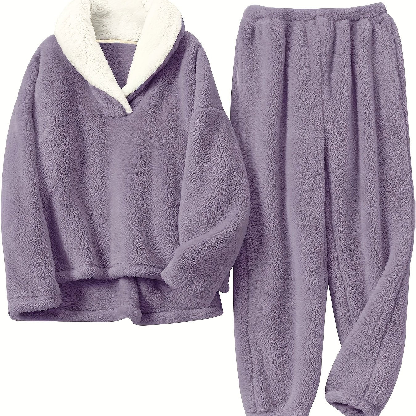 Thermal Pajama Set | Soft & Warm | Cozy Fall Winter Comfort | Polyester
