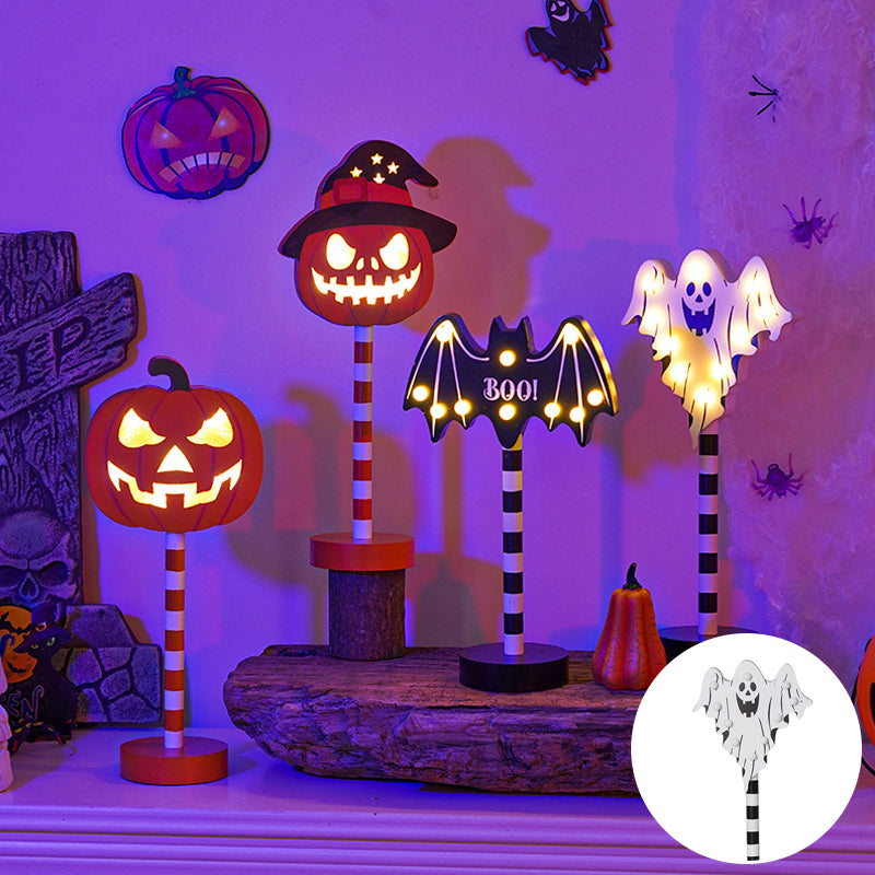 Solar-Powered Outdoor Halloween Lanterns with Spooky Glow