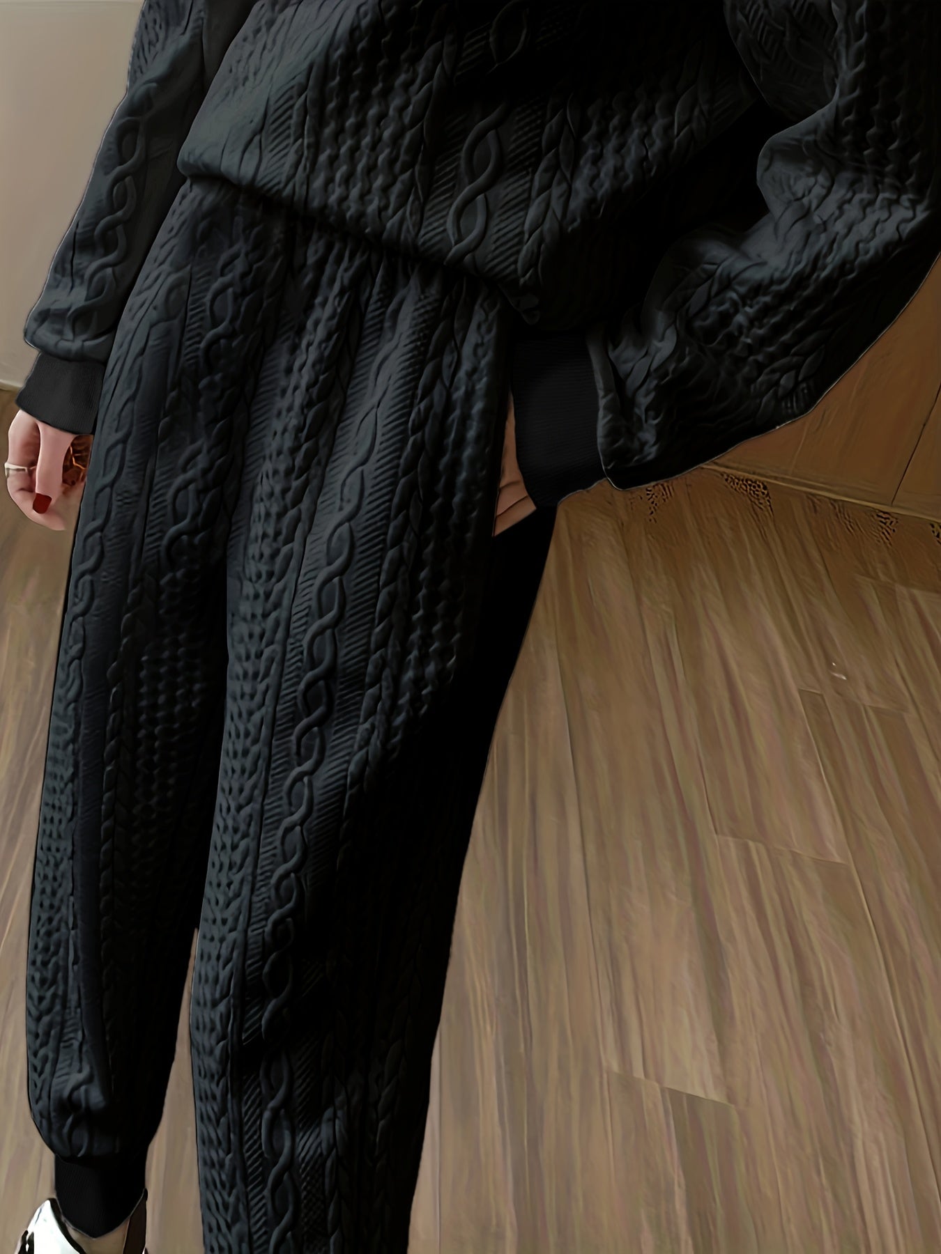 Crew Neck Sweater | Solid Color | Breathable Comfort | Polyester