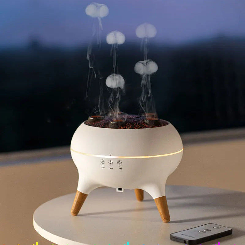Fluid Motion Aroma Mist Diffuser with LED Lighting