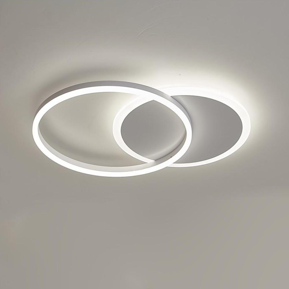 22'' Flush Mount Ceiling Light with Two Ringed Ambient LED Bulb by Taavita