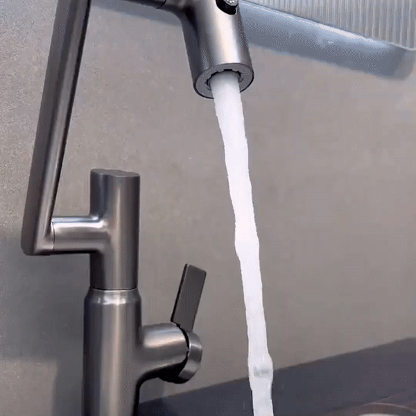 FluidFlex 360° Kitchen Faucet – Stylish and Versatile Design