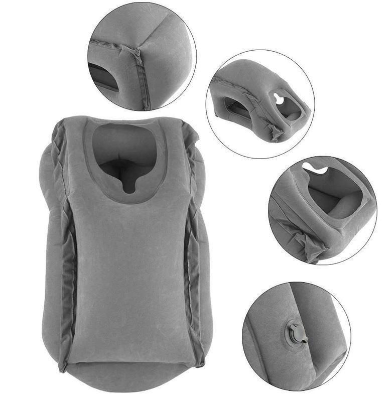 Portable Inflatable Neck Pillow for Travel