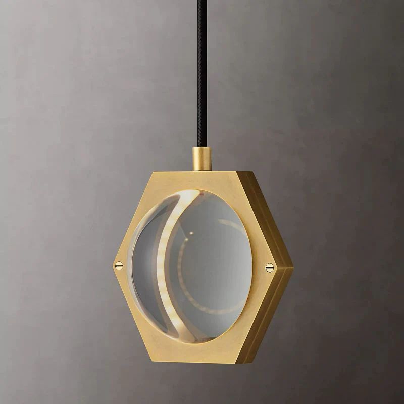 Liora — LED Crystal Orb Pendant Light with Dimmer Control