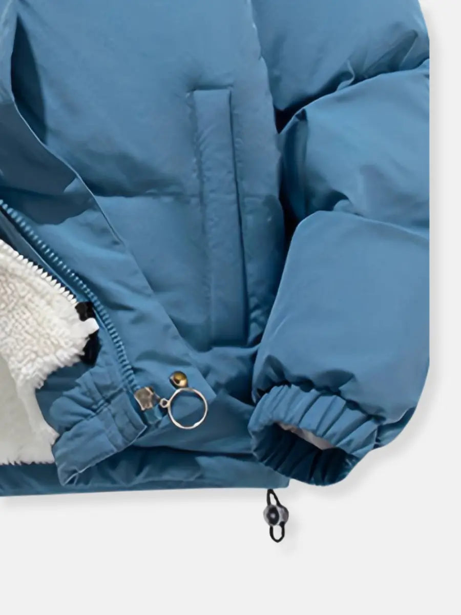 Winter Jacket | Quilted | Adjustable Hood Warmth | Fleece Lining