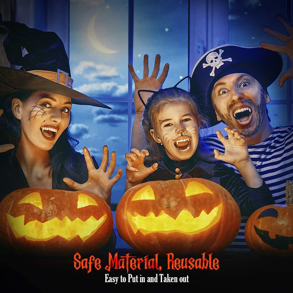 Retractable Halloween Vampire Fangs for Realistic Costume Look