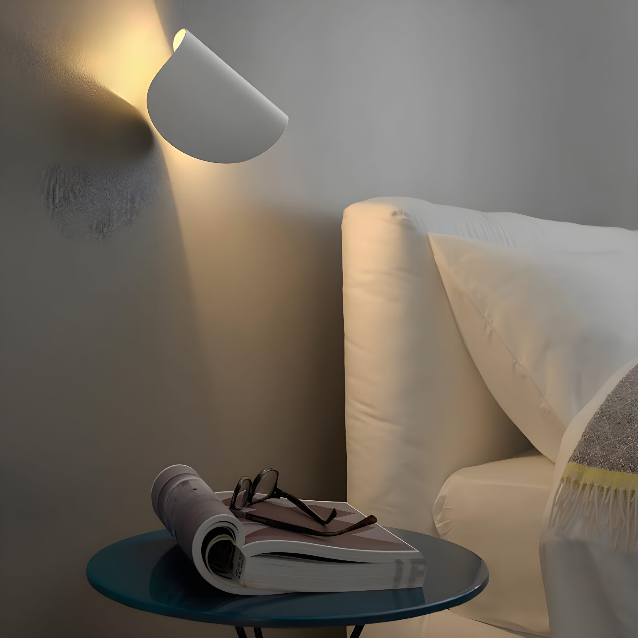Wall-Mounted LED Cone Sconce | Adjustable 360° Rotation & 45° Tilt | Aluminum, Matte Finish | Indoor & Outdoor Use