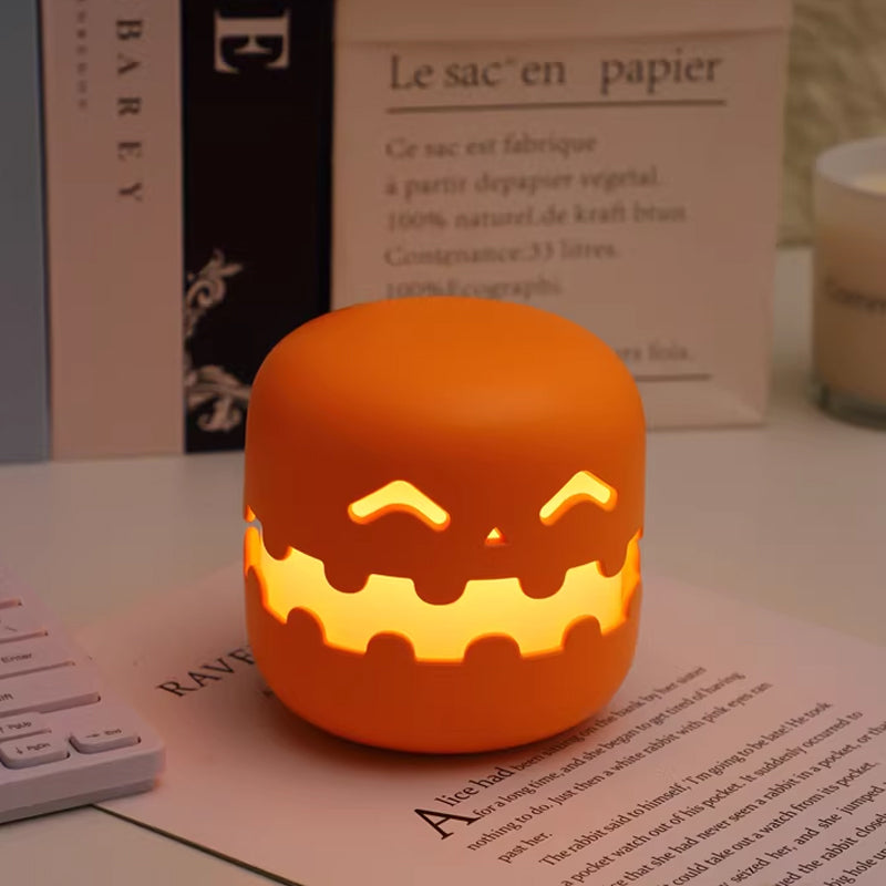 Halloween Pumpkin Night Light with Cozy Spooky Glow for Decor