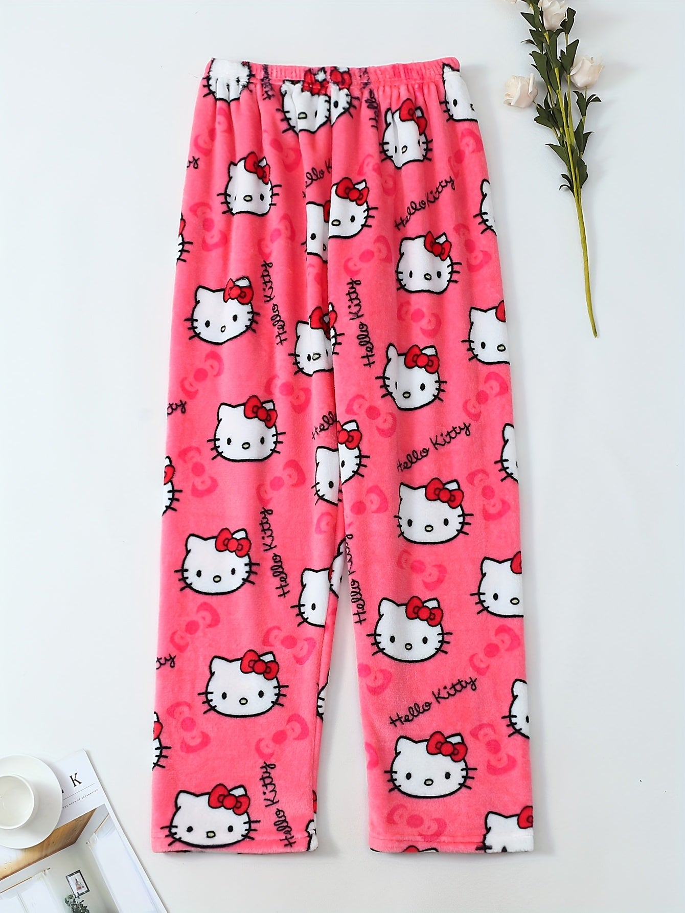 Flannel Sleep Pants | Cartoon Print | Warm and Cozy Comfort | Polyester