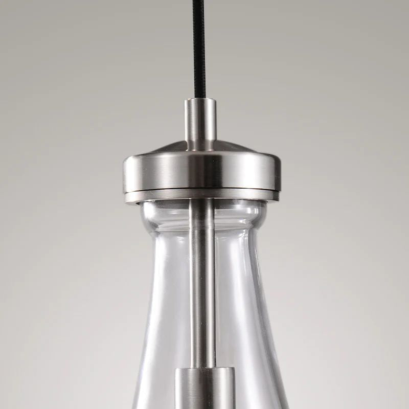 Lumina Raindrop — Hand-Blown Glass Pendant Light with Warm Glow