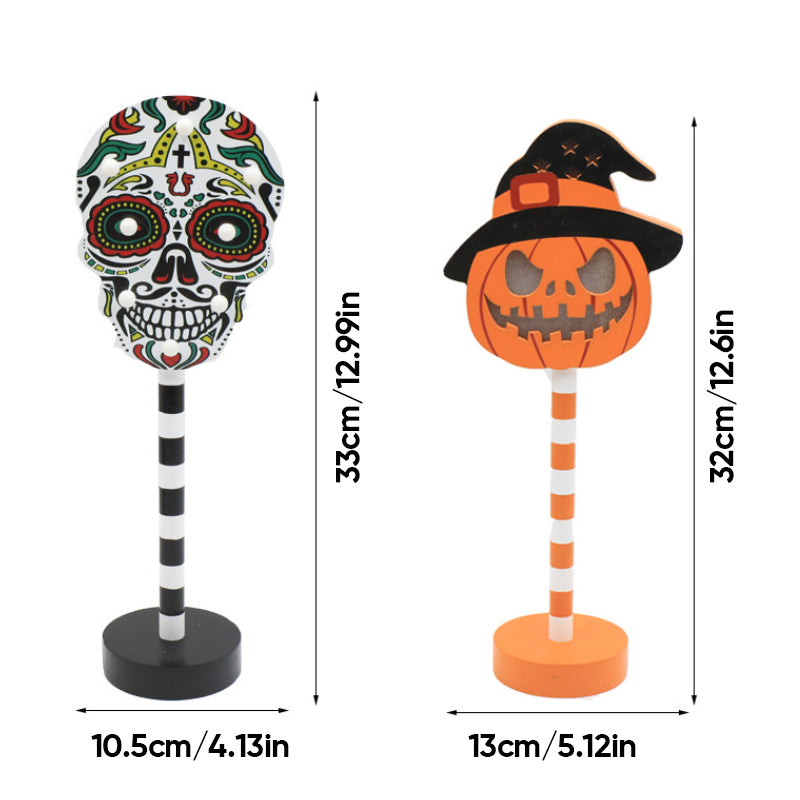 Solar-Powered Outdoor Halloween Lanterns with Spooky Glow
