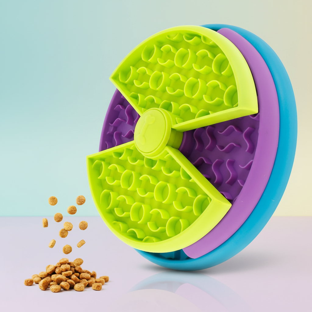 Engaging Slow-Feeder Bowl for Healthier Dog Dining