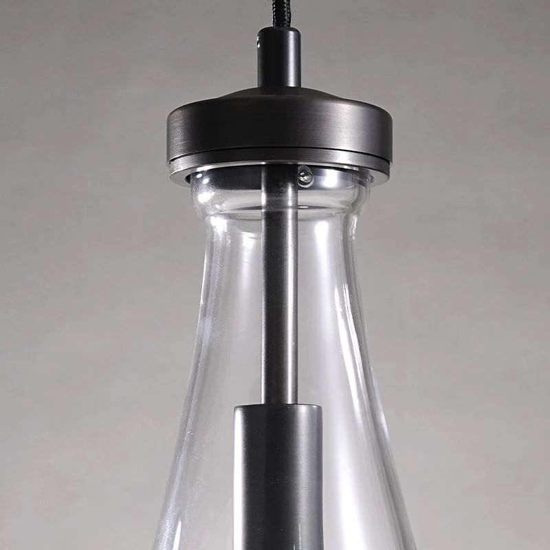 Lumina Raindrop — Hand-Blown Glass Pendant Light with Warm Glow