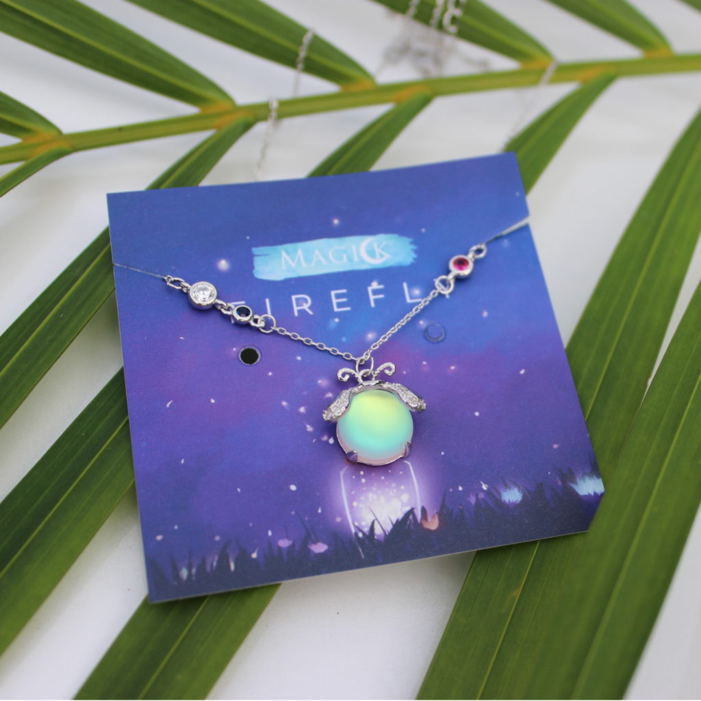 Celestial Glow Pendant Necklace in Sterling Silver