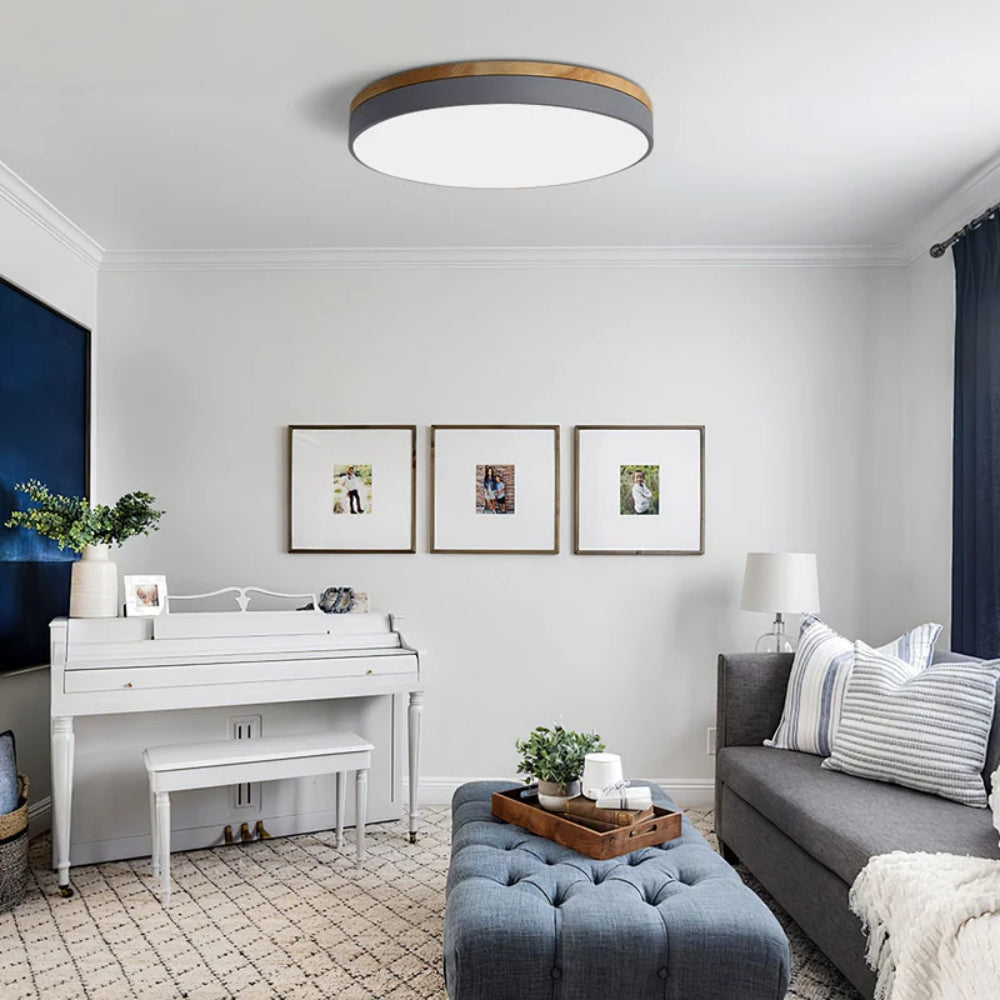 AuraGlow – Sleek Circular LED Ceiling Fixture