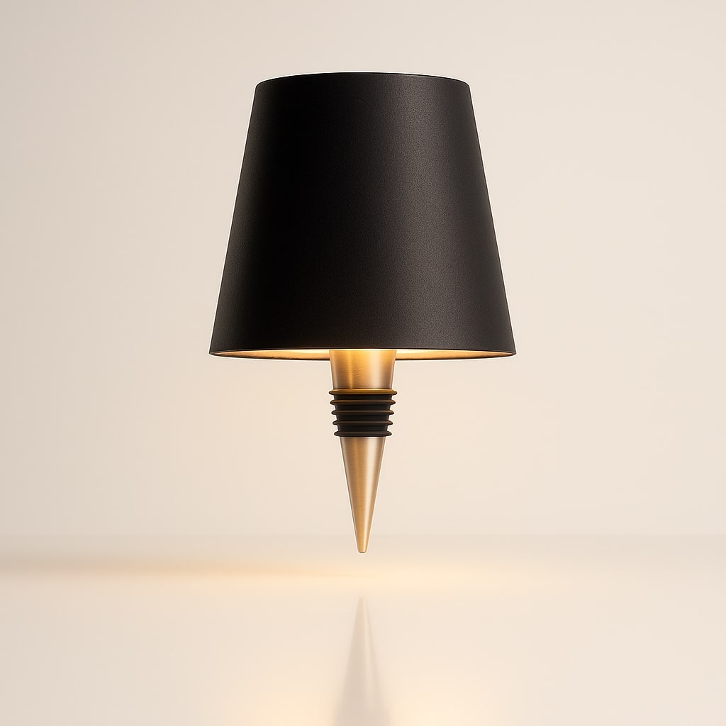 GlowBottle LED Lamp with Rechargeable Battery for Ambient Lighting