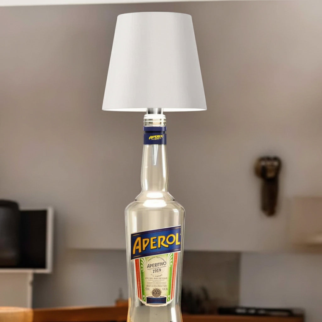 GlowBottle LED Lamp with Rechargeable Battery for Ambient Lighting