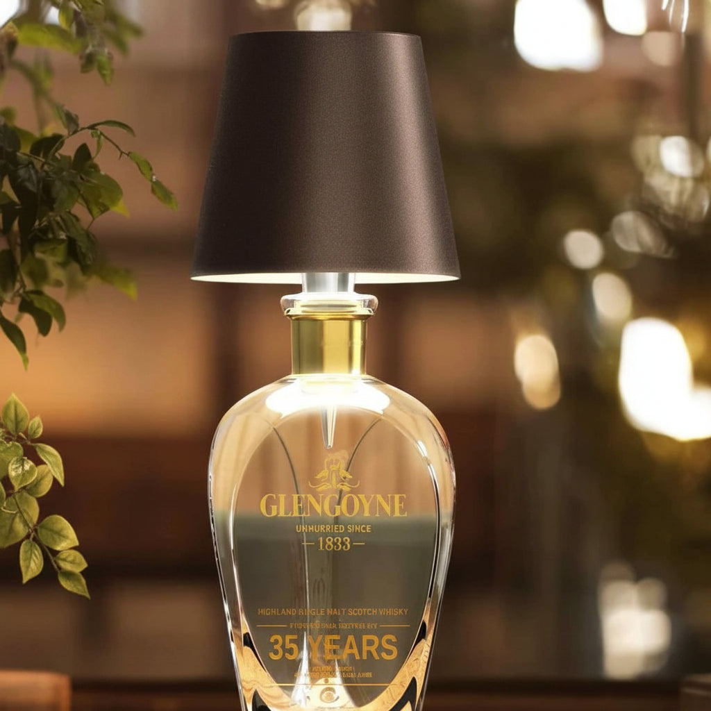 GlowBottle LED Lamp with Rechargeable Battery for Ambient Lighting