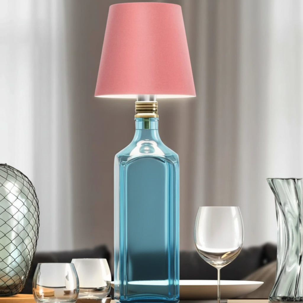 GlowBottle LED Lamp with Rechargeable Battery for Ambient Lighting
