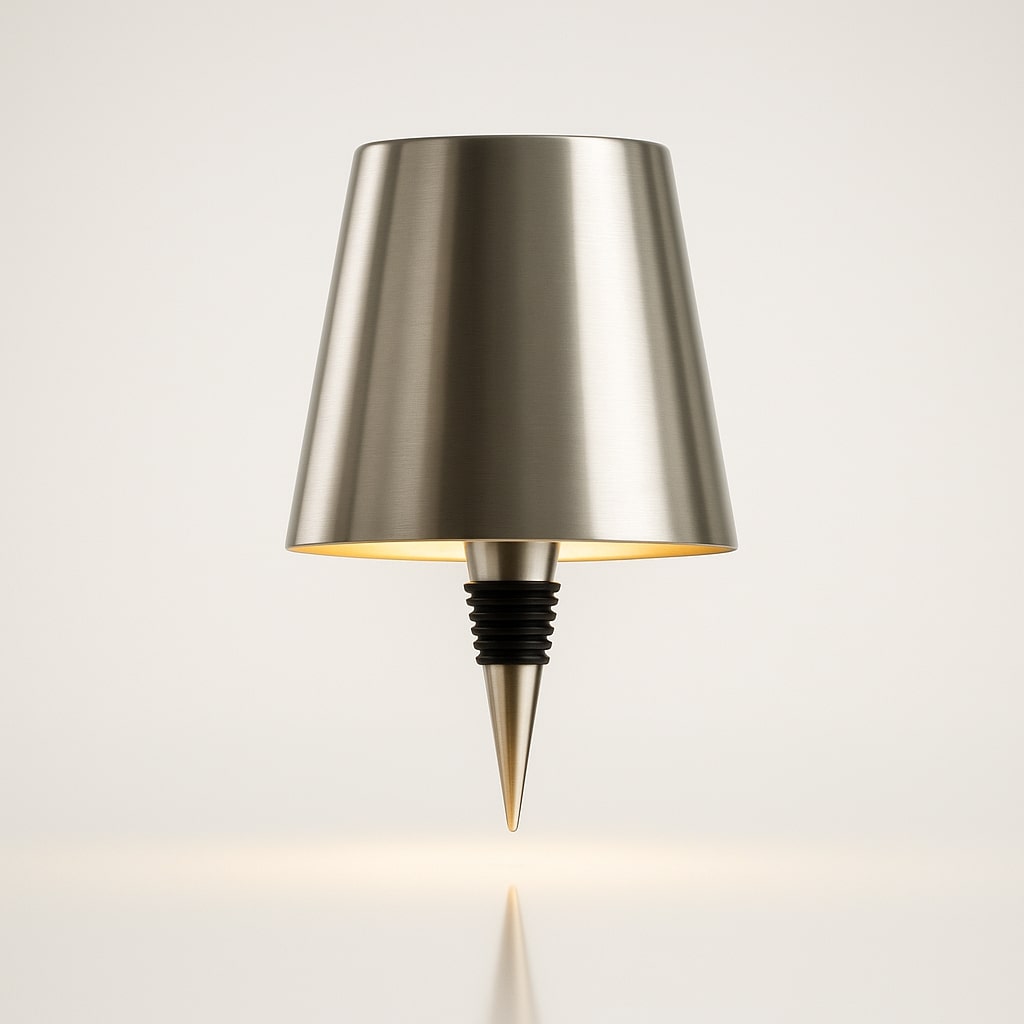 GlowBottle LED Lamp with Rechargeable Battery for Ambient Lighting