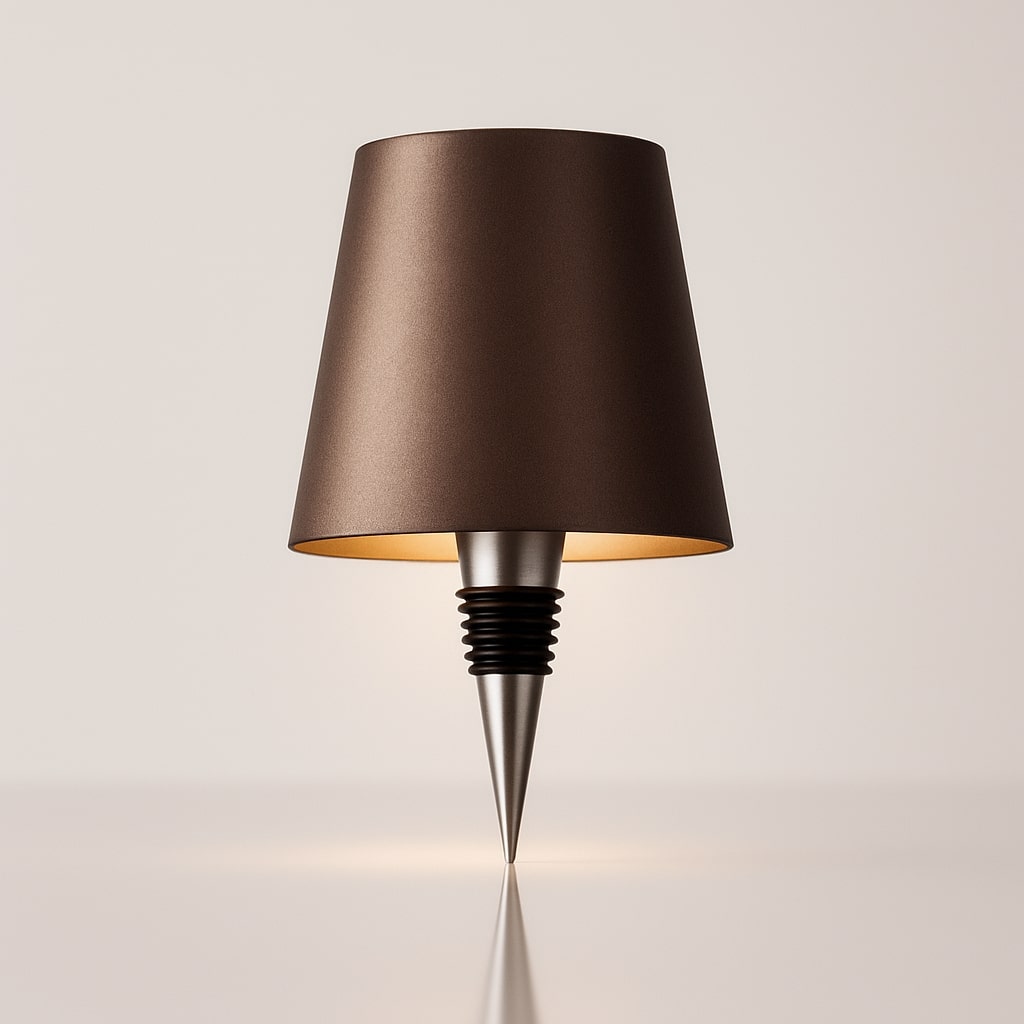 GlowBottle LED Lamp with Rechargeable Battery for Ambient Lighting