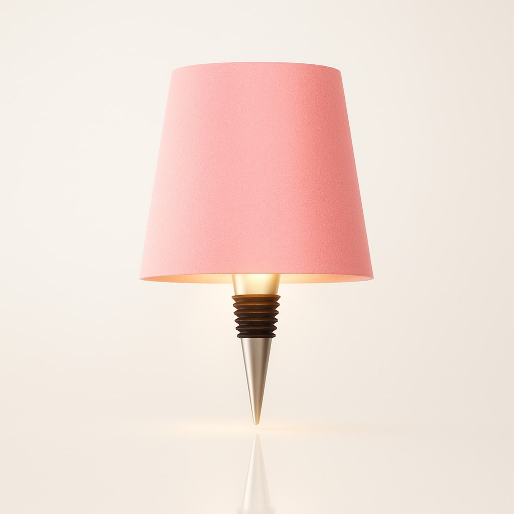 GlowBottle LED Lamp with Rechargeable Battery for Ambient Lighting