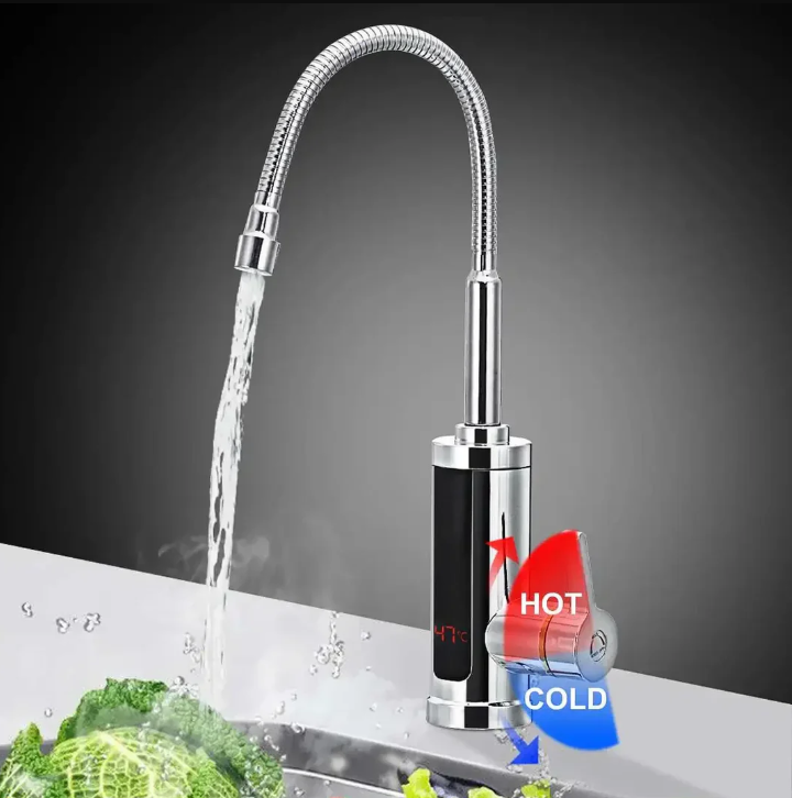 Instant Hot Water Faucet with 3000W Power for Effortless Use