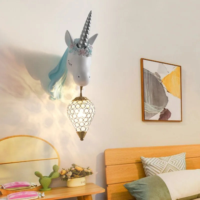 SerenityGlow Unicorn Wall Light for Peaceful Illumination