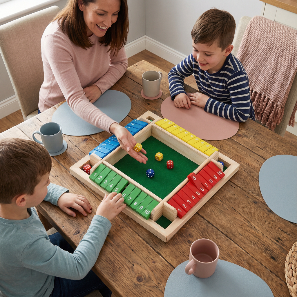 Family Math Challenge Dice Game for Engaging Learning