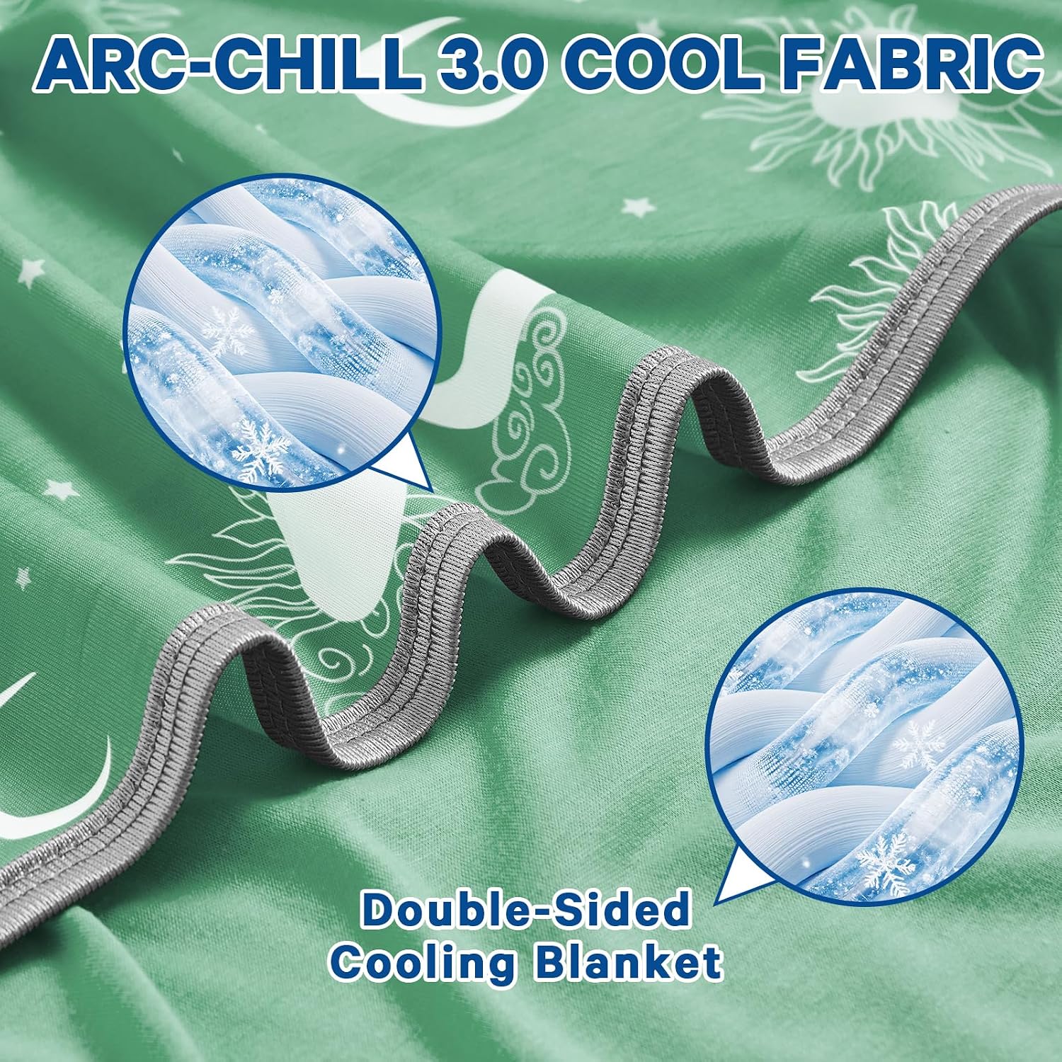 Lightweight Summer Cooling Blanket – Reversible Fabric for Travel and Comfort