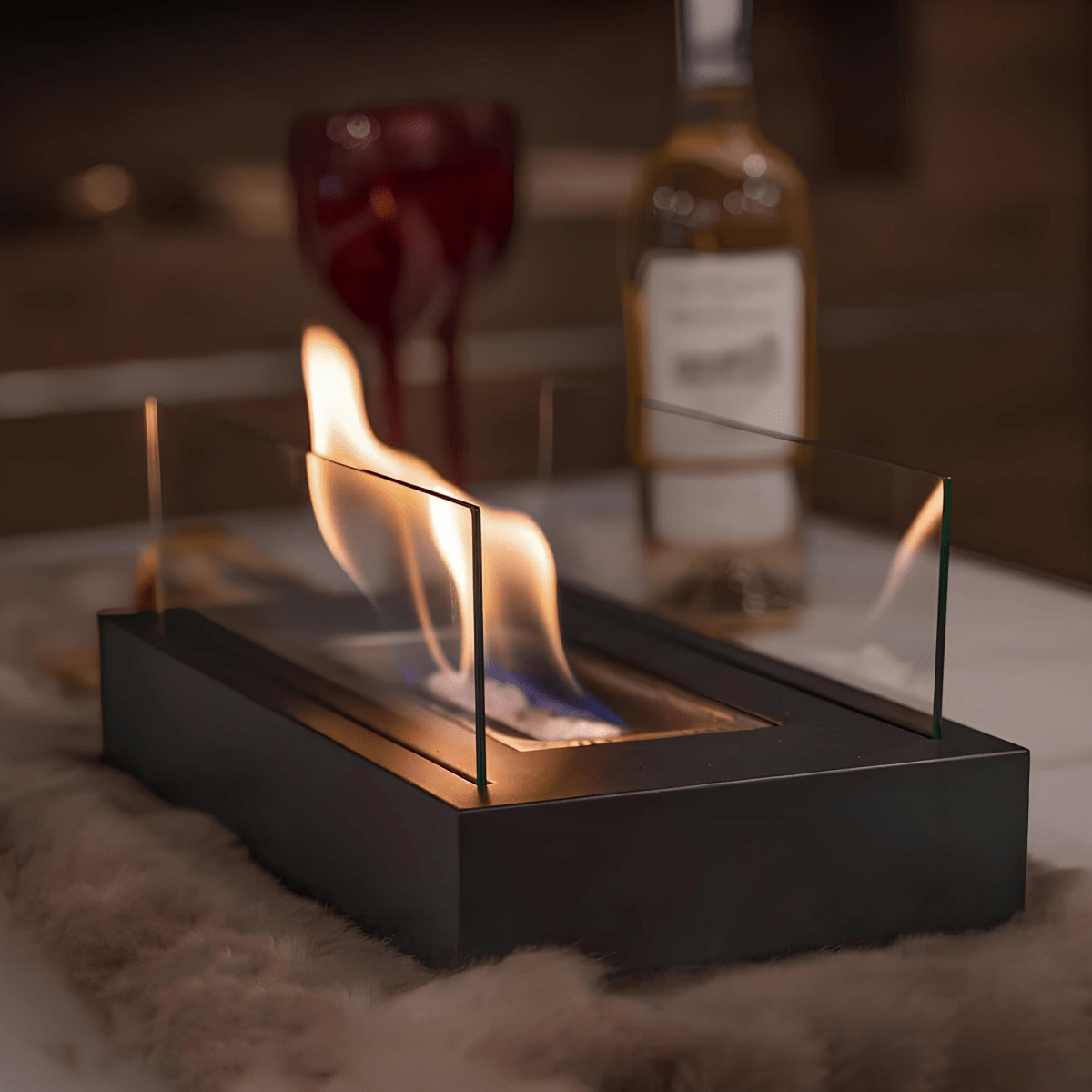 EmberVista Portable Bioethanol Tabletop Fireplace for All Spaces