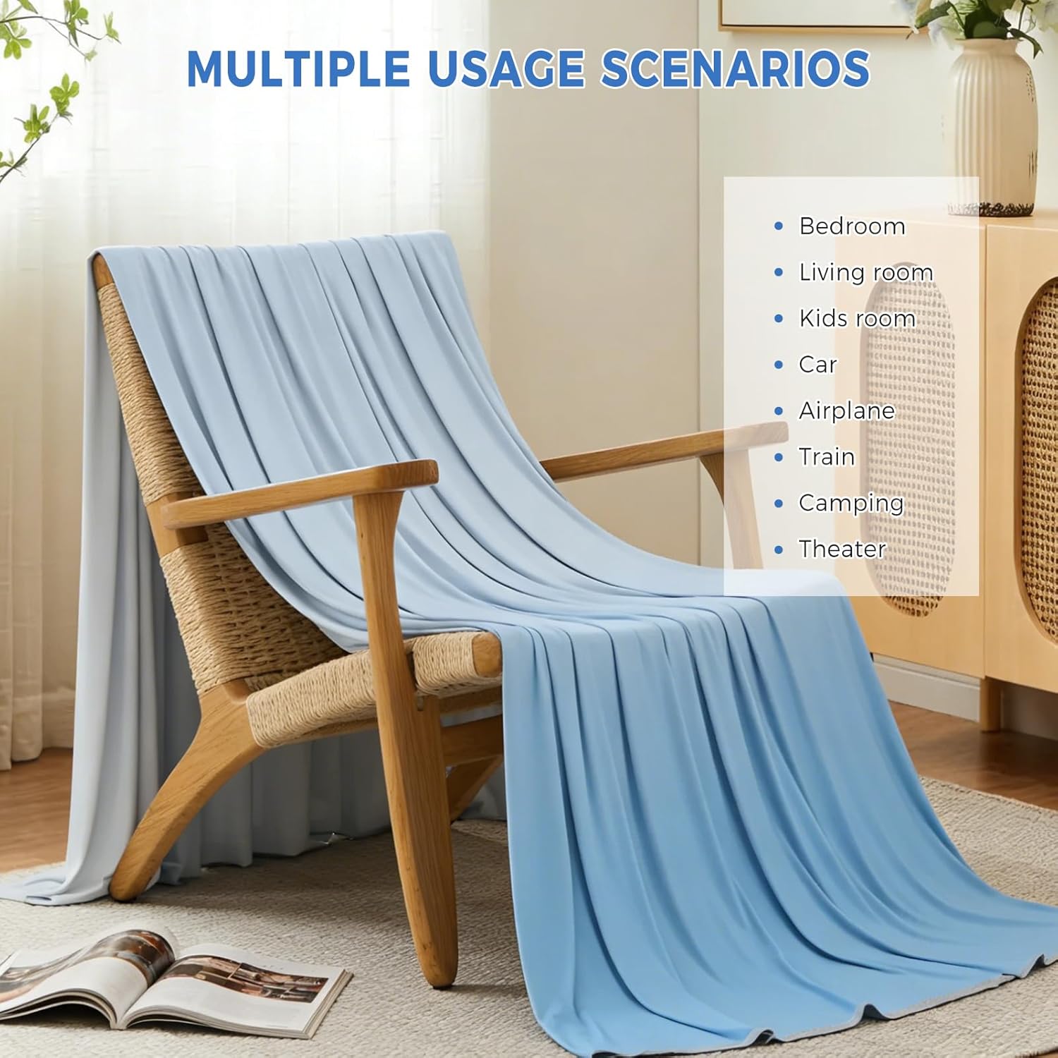 Cooling Blanket with Arc-Chill Technology – Lightweight and Breathable for Warm Sleepers