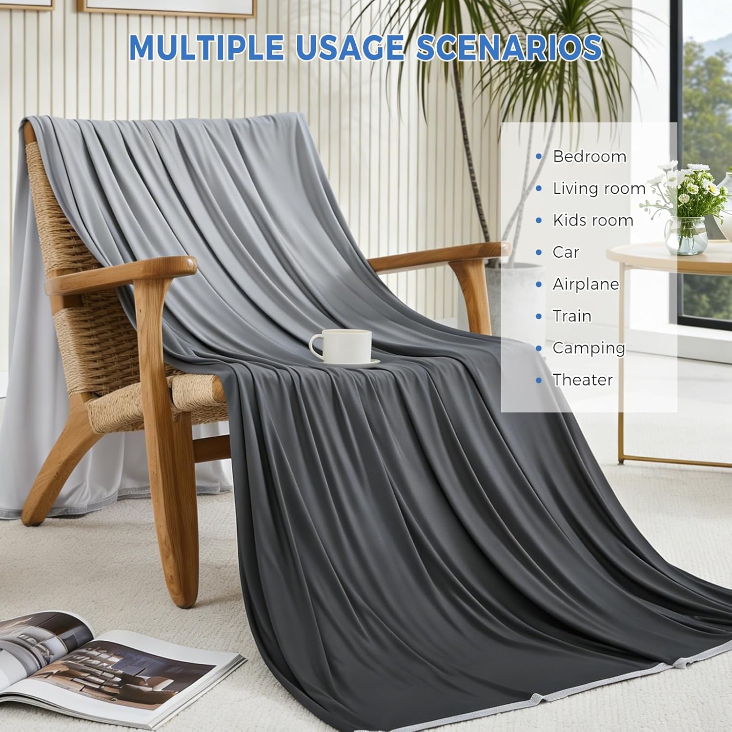 Cooling Blanket with Arc-Chill Technology – Lightweight and Breathable for Warm Sleepers