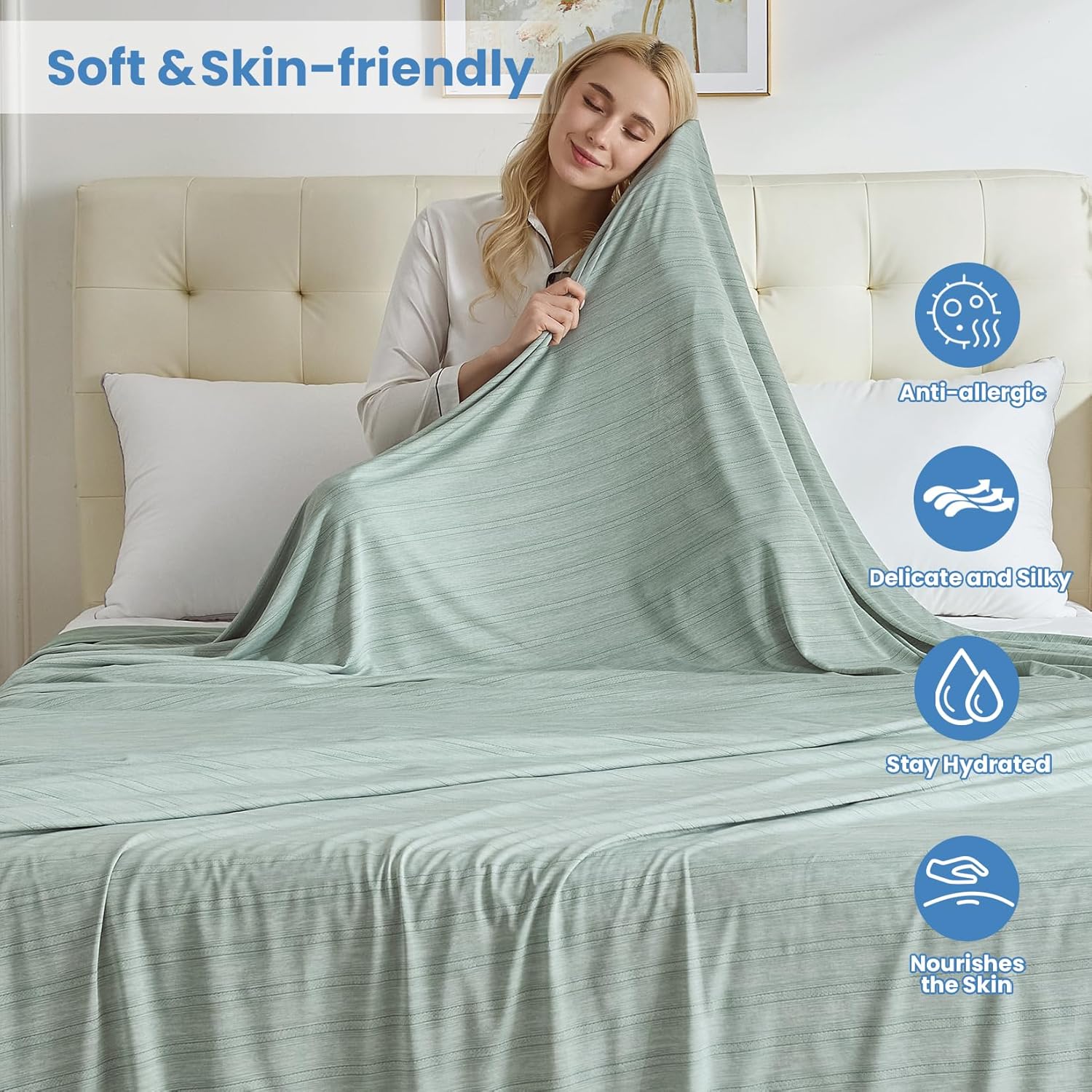 Lightweight Summer Cooling Blanket - Soft Comfort for Hot Sleepers