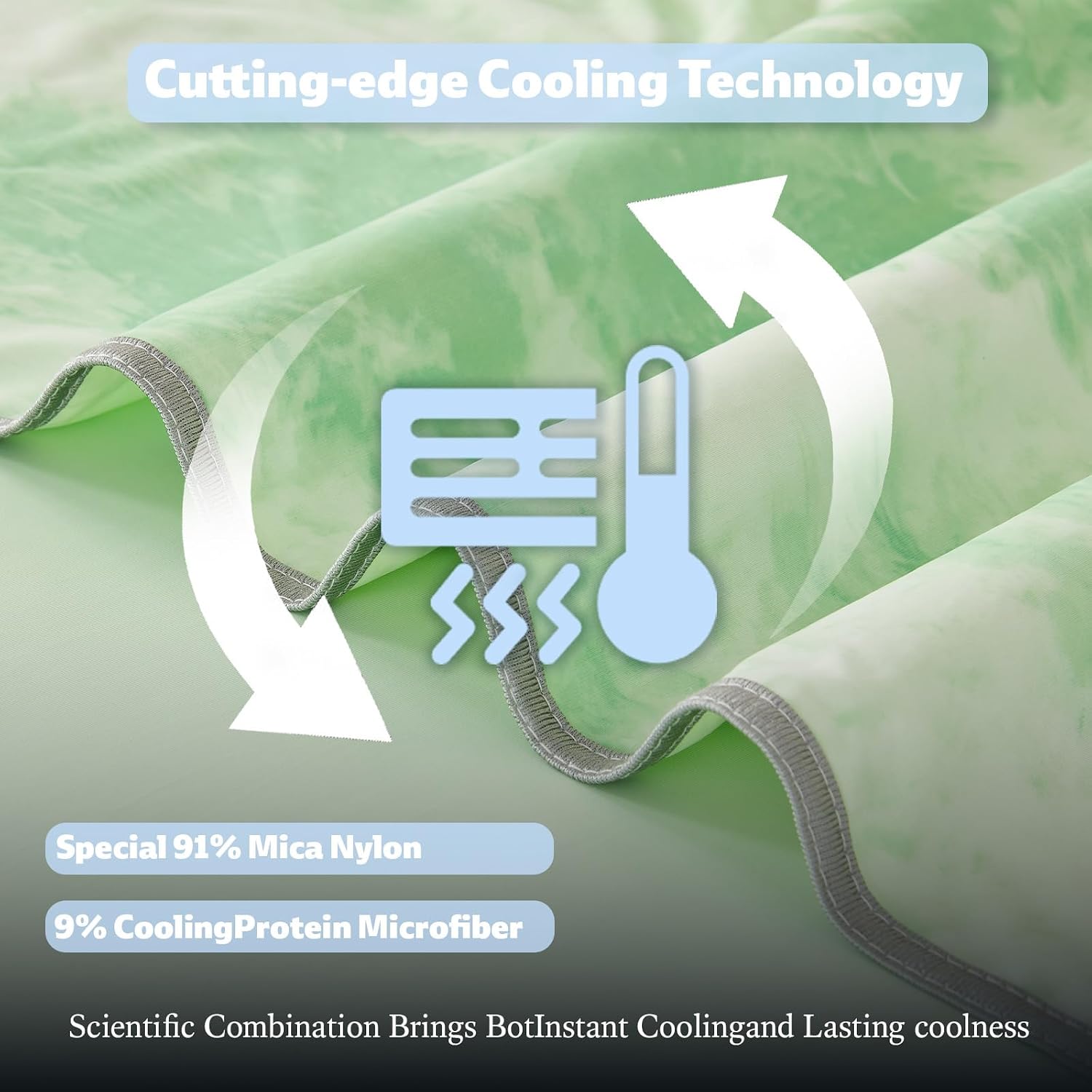 Cooling Blanket Made with Ultra-Cool Fabric – Lightweight and Breathable for Warm Nights