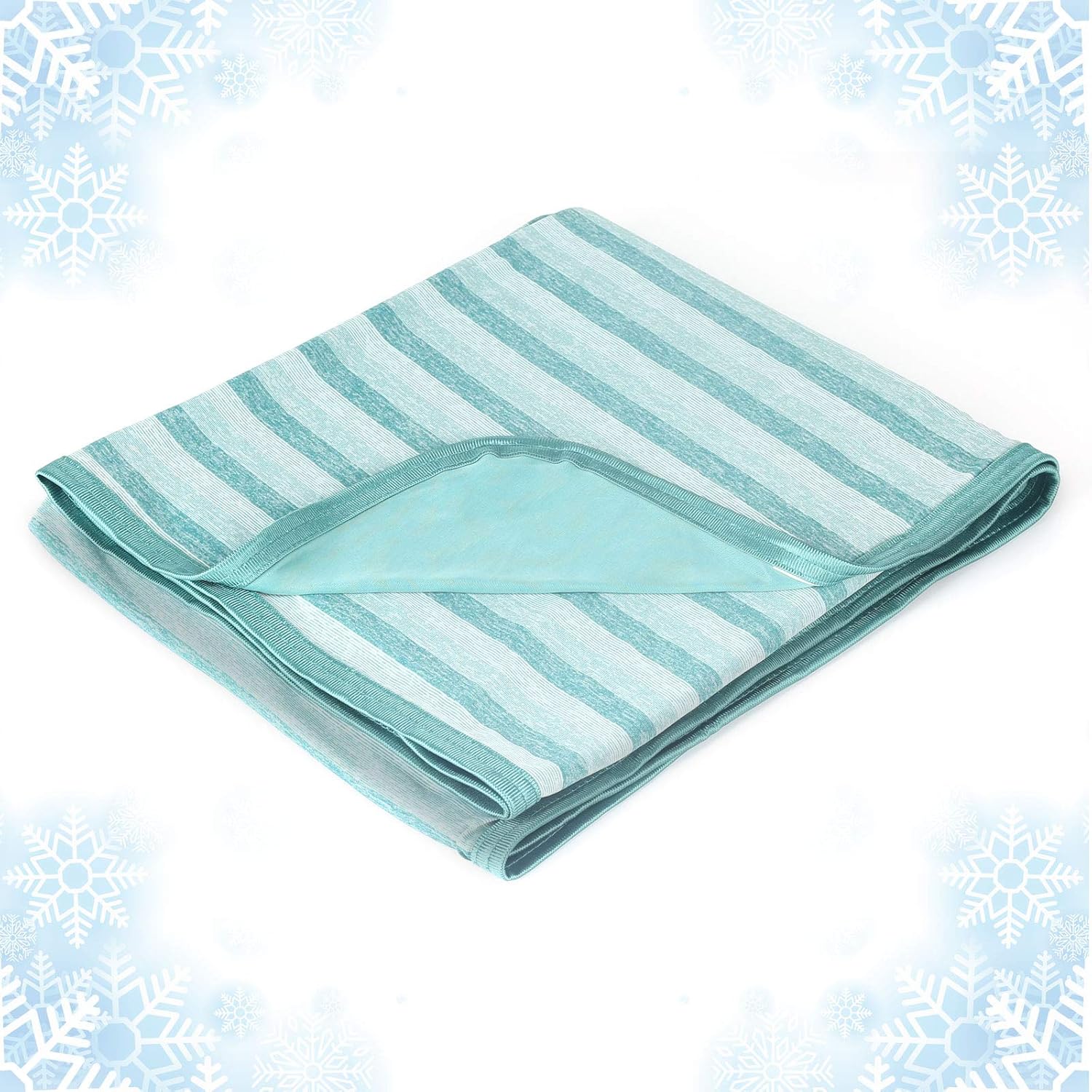 Lightweight Double-Sided Cooling Blanket for Hot Sleepers – Breathable Summer Throw