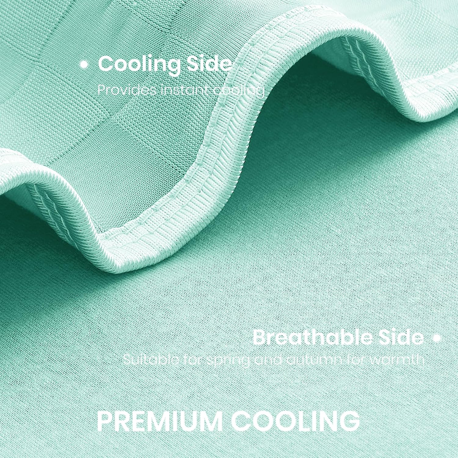 Cooling Blanket with Arc-Chill Fabric Technology for Hot Sleepers - Soft & Lightweight