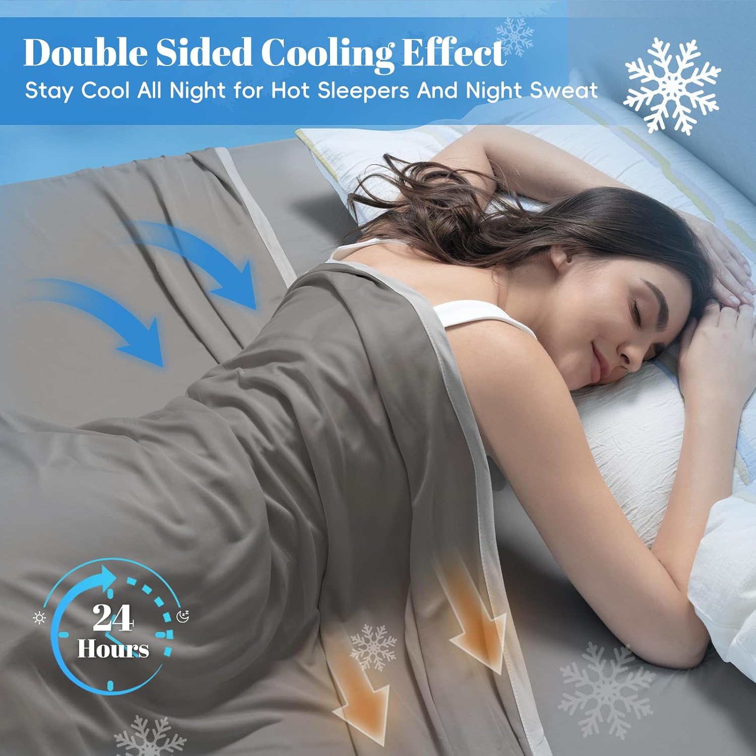 Cooling Blanket with Arc-Chill Technology - Lightweight for Hot Sleepers