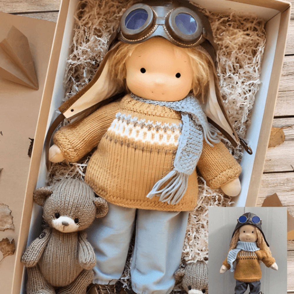 Cozy Companion Plush Doll for Imaginative Adventures