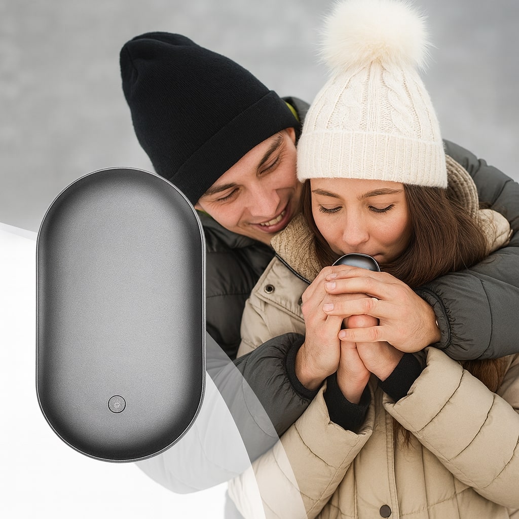 Versatile Hand Warmer & Power Bank for On-the-Go Comfort
