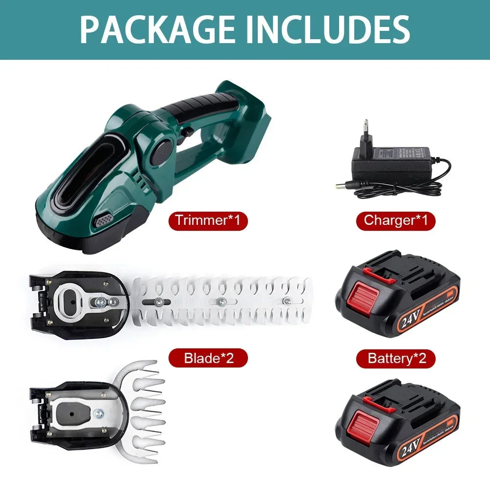 Battery-Powered Hedge Clipper