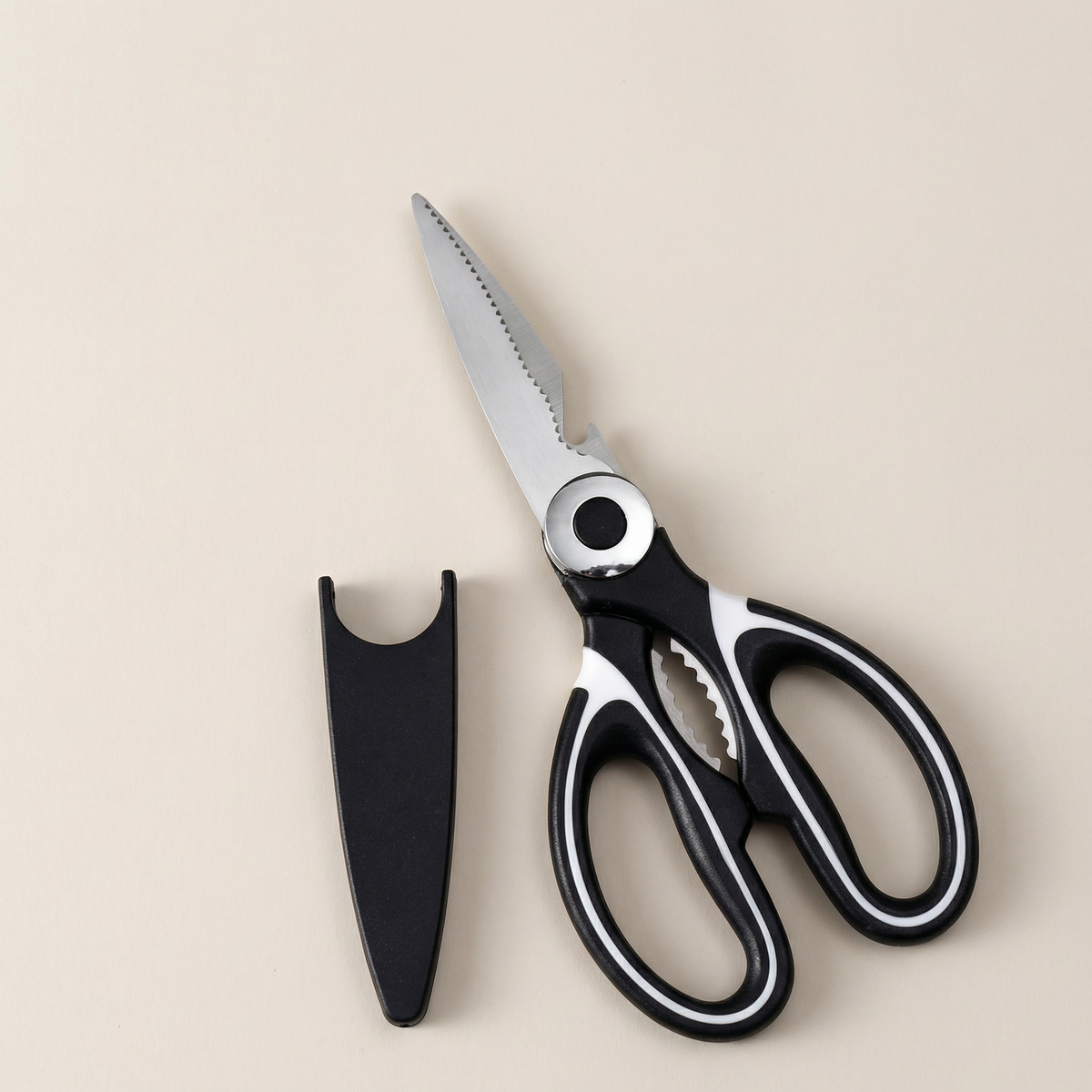 Versatile Kitchen Shears with Premium Stainless Steel Blades
