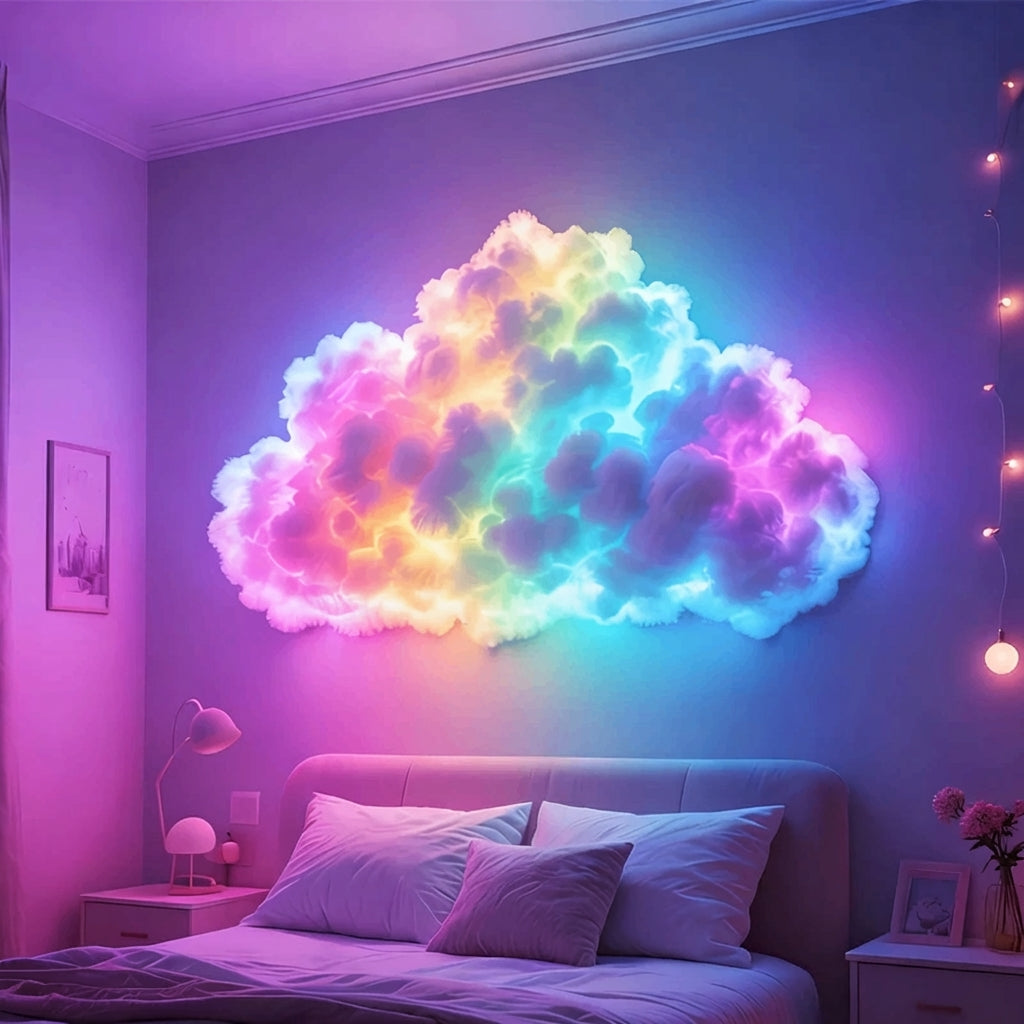 Personalized LED Cloud Lights – Colorful USB-Powered Decoration