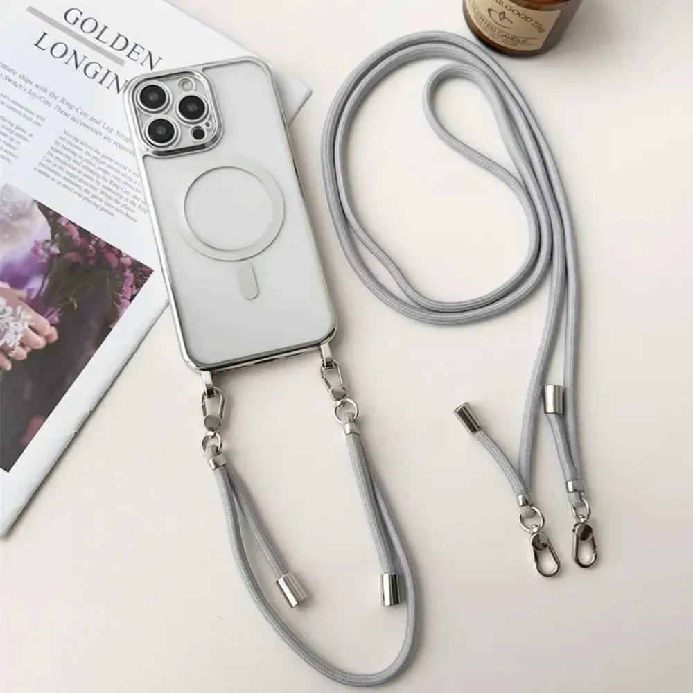 Secure Crossbody Phone Case with Adjustable Lanyard