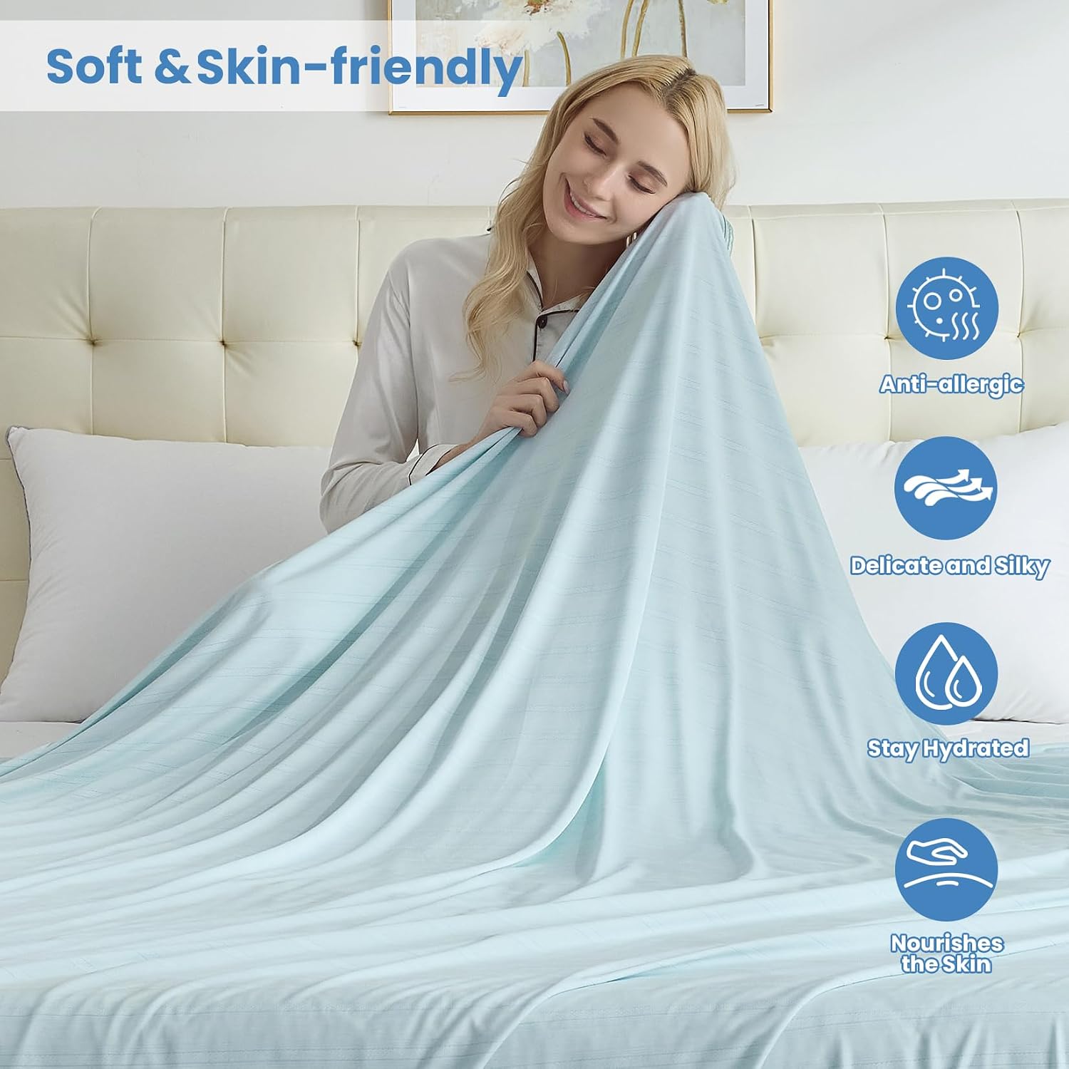 Lightweight Summer Cooling Blanket - Soft Comfort for Hot Sleepers