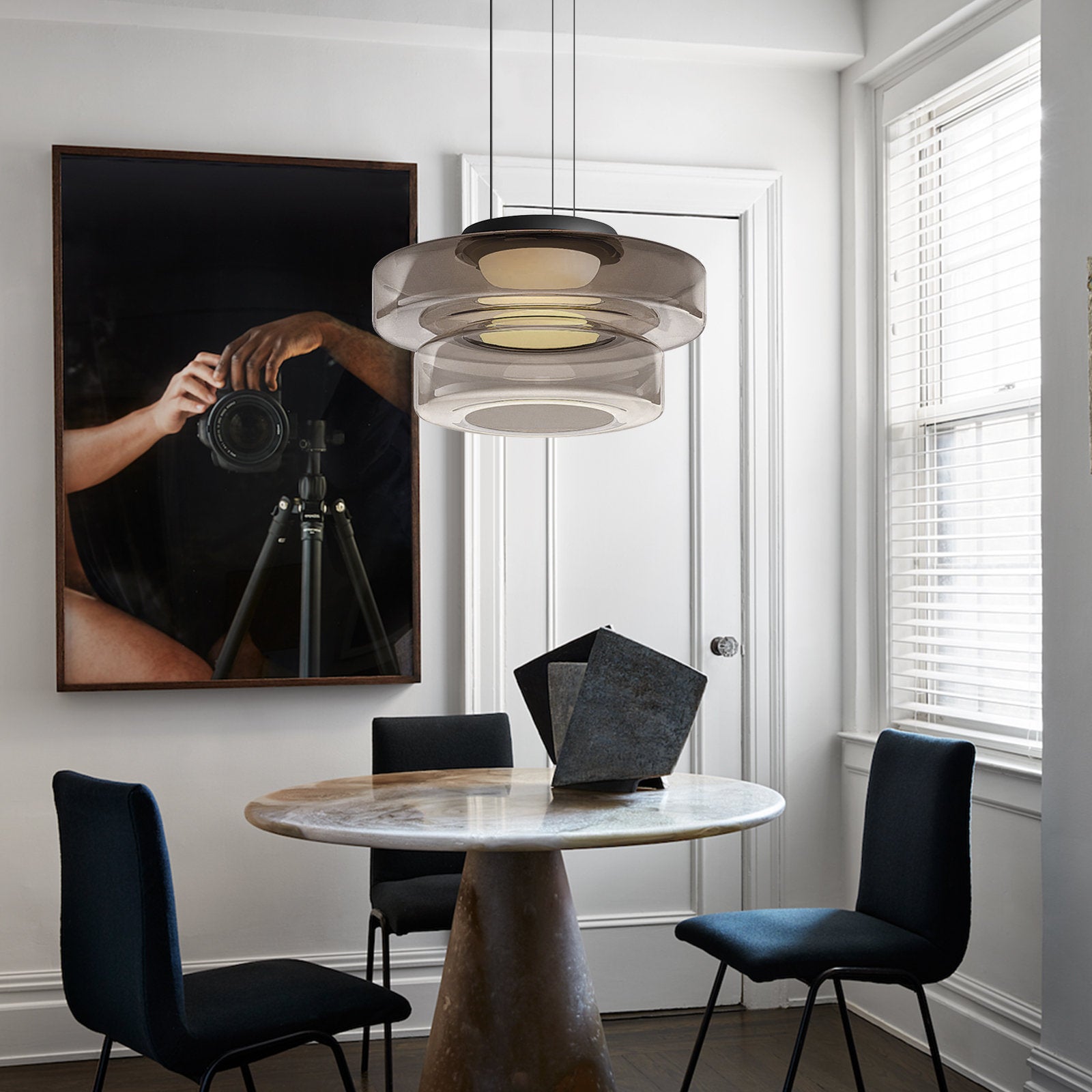 Taavita | Glass Pendant Lights in Bauhaus Style with Modern Flair