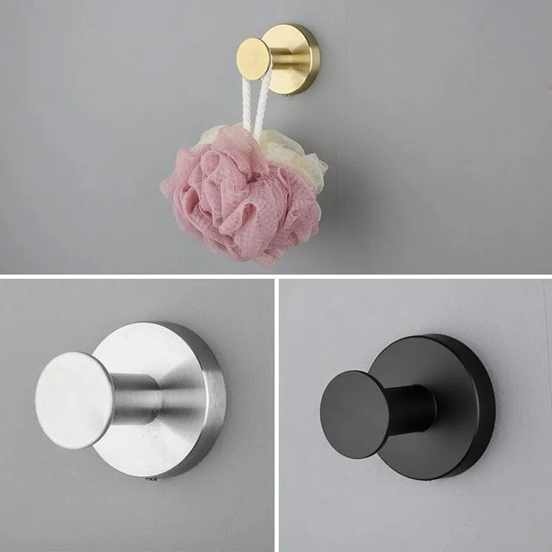 Hooks with Suction Cups for Easy Wall Mounting