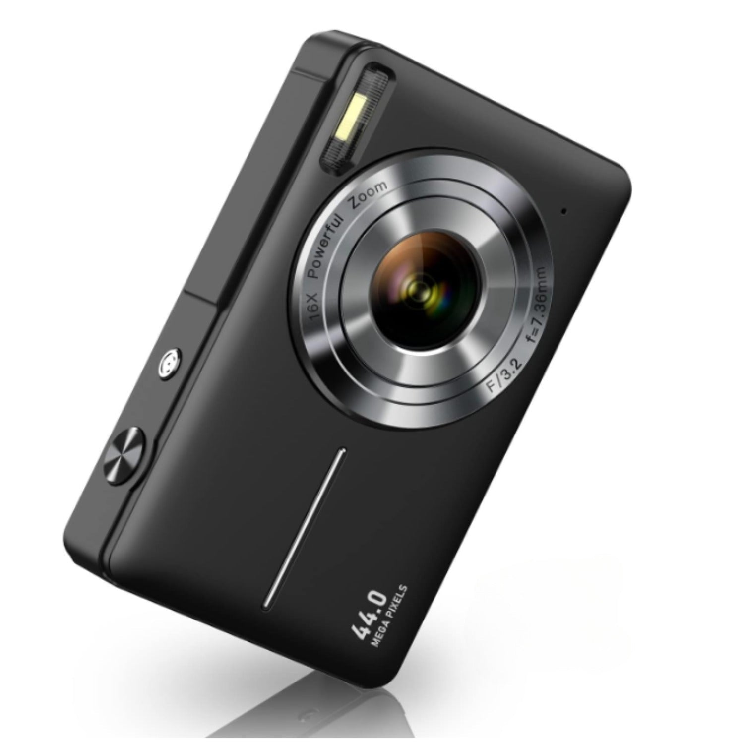 Retro-Style Compact Camera with Digital Features