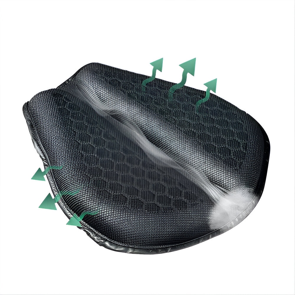 Comfort Gel Seat Cushion for Extended Motorcycle Journeys